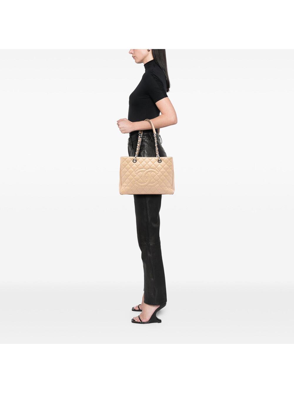 Chanel Grand Shopping Tote Quilted #275607C28B - Picture 7 of 7